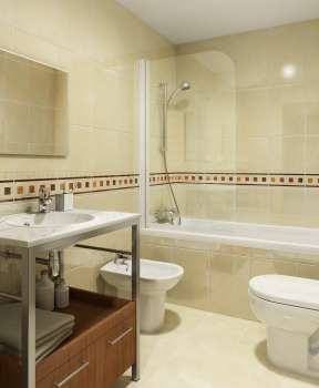 Arch. Viz. Building in Baleares St., Valencia (bathroom, option 4)