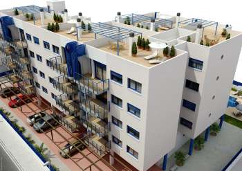 Arch. Viz. Serenna Building, Bellreguard, Valencia (exterior, 3)