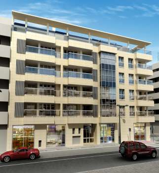 Arch. Viz. Building in Francisco Moreno St. Valencia (exterior, 2)