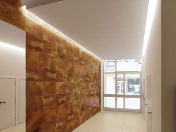 Arch. Viz. Building in Francisco Moreno St. Valencia (zaguán, 2)