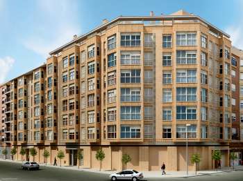 Arch. Viz. Building in Enric Taulet St., Valencia (exterior, 2)