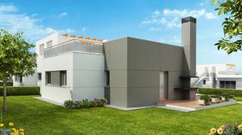Arch. Viz. Houses in Nova Polop. Alicante (exterior, type 2, 4)