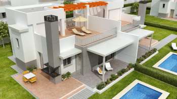 Arch. Viz. Houses in Nova Polop. Alicante (exterior, type 3, 2)
