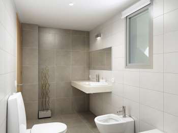 Arch. Viz. Houses in Nova Polop. Alicante (interior, main bathroom, option 2, 2)