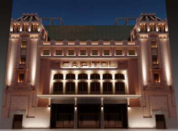 Arch. Viz. Rehabilitation Capitol Levante, Valencia (night)