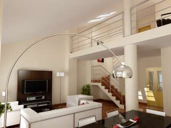 Arch. Viz. Building in Gilet. Valencia (living room, 1)