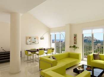 Arch. Viz. Building in Gilet. Valencia (living room, 4, opction 2)