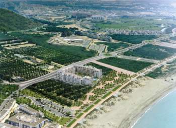 Arch. Viz. Residential Complex. Mar Azul. Almería (integración)