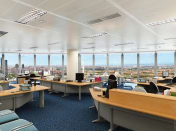 Arch. Viz. Aries Center. Preliminary Project. Valencia (interior, standard floor, 2)