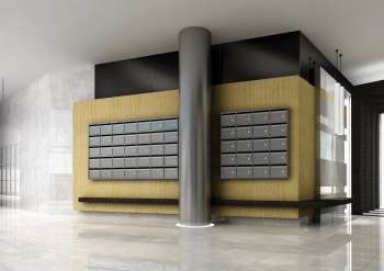 Arch. Viz. Villajoyosa Class Building, Alicante (hall, 2)