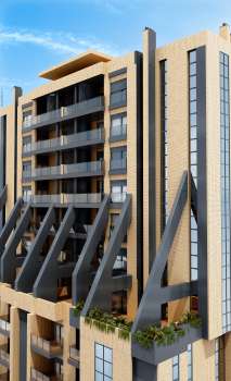 Infografía Edif. en Alzira, Valencia (exterior, 5)