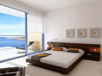 Infografía Unifamiliares Spuig de Mar, Ibiza (interiores, 5, habitación principal)