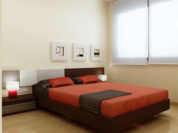 Infografía Edif. en Av. Valencia, Castellón (interior, habitación principal, 1)