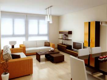 Infografía Edif. en Av. Valencia, Castellón (interior, salón)