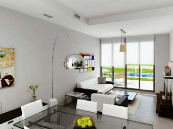 Infografía Unifamiliares en Pobla de Vallbona. Valencia. (salón, 3)