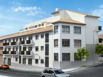 Infografía Edif. en Gilet. Valencia (exterior, 1)