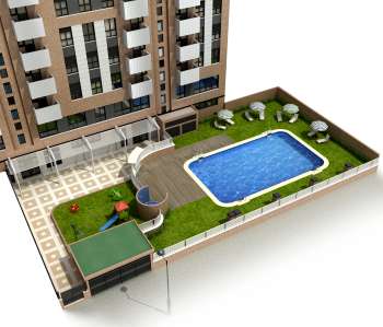 Infografía Edif. Les Arts 2, Av. Francia, Valencia (exterior, 5)