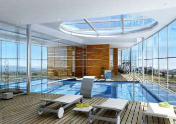 Infografía Condomina. Anteproyecto. Valencia (interior, club, 1)